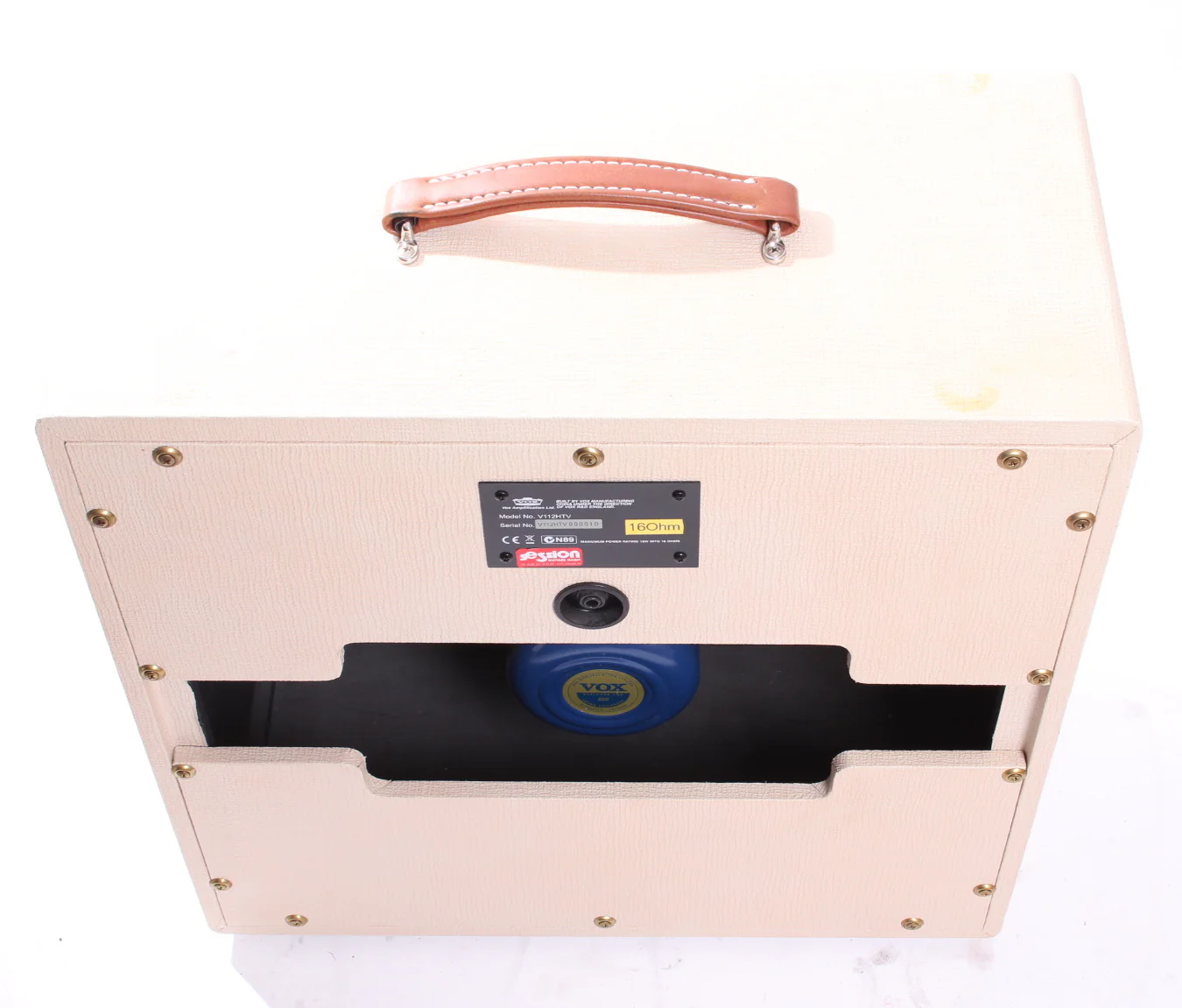 2007 Vox V112HTV 1x12 Cabinet 50th Anniversary fawn - Image 3