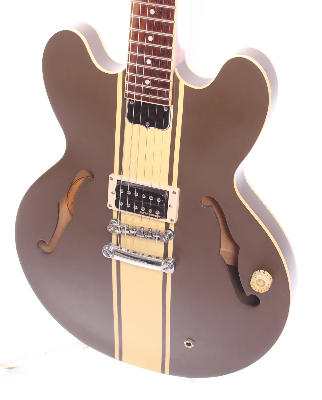 2008 Epiphone ES-333 Tom Delonge olive green - Image 3