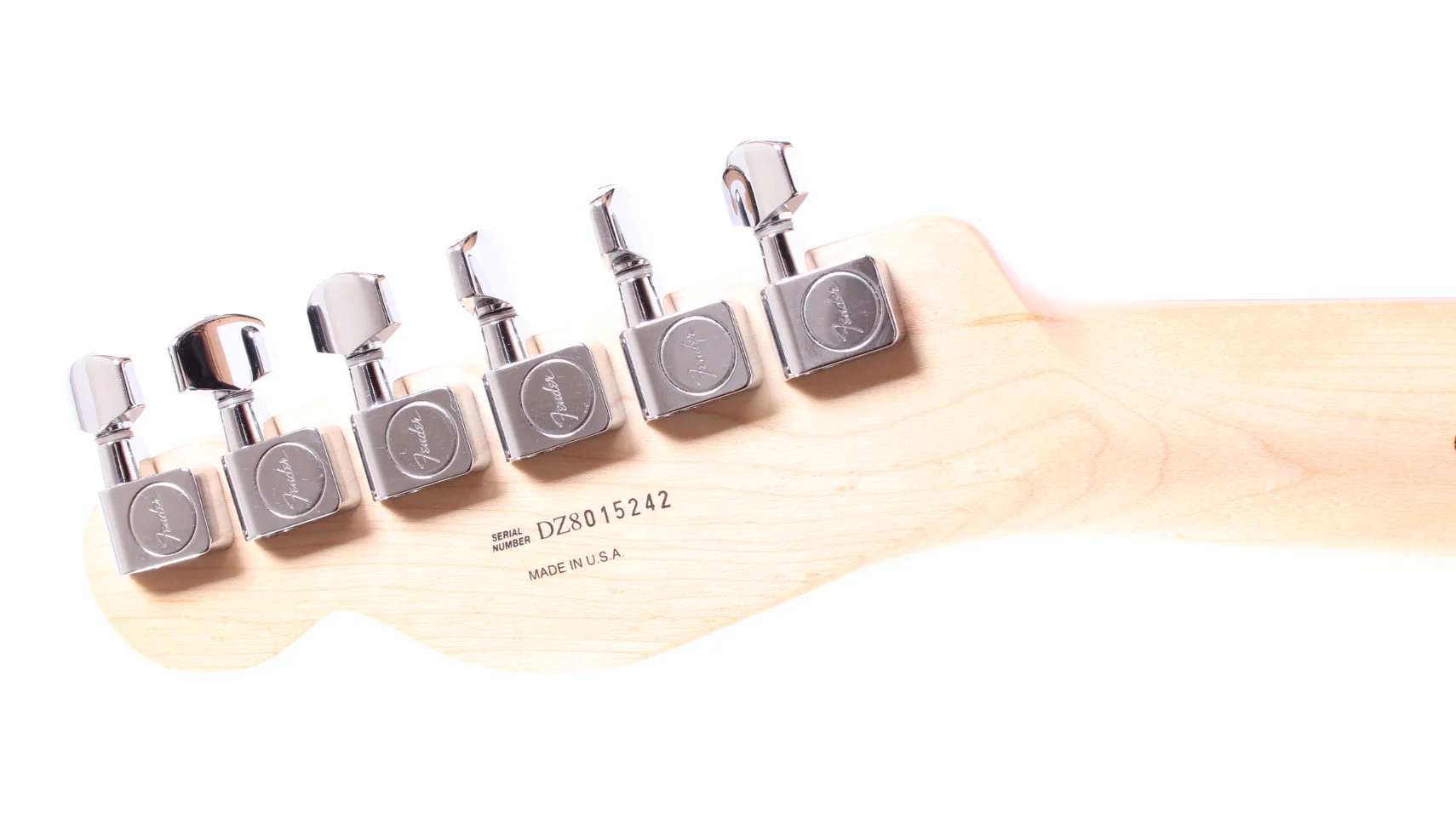 2008 Fender American Deluxe Telecaster olympic pearl - Image 10