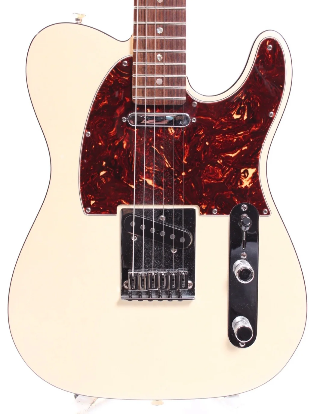 2008 Fender American Deluxe Telecaster olympic pearl - Image 2