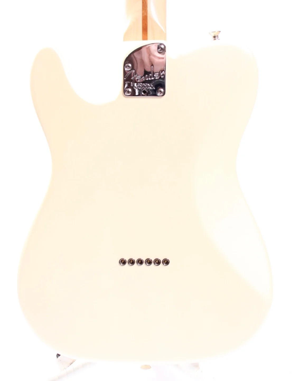 2008 Fender American Deluxe Telecaster olympic pearl - Image 7