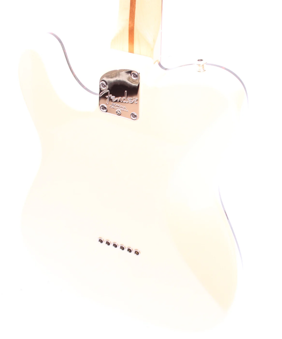 2008 Fender American Deluxe Telecaster olympic pearl - Image 8