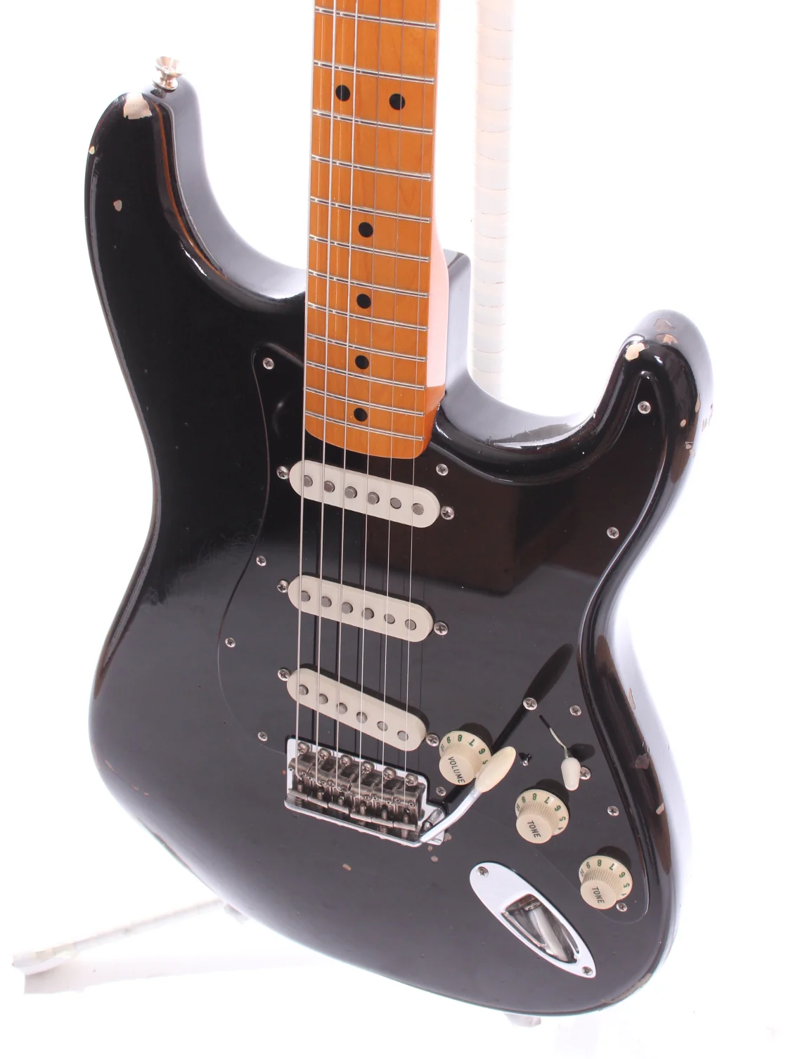2008 Fender Custom Shop David Gilmour Strat Relic black - Image 3