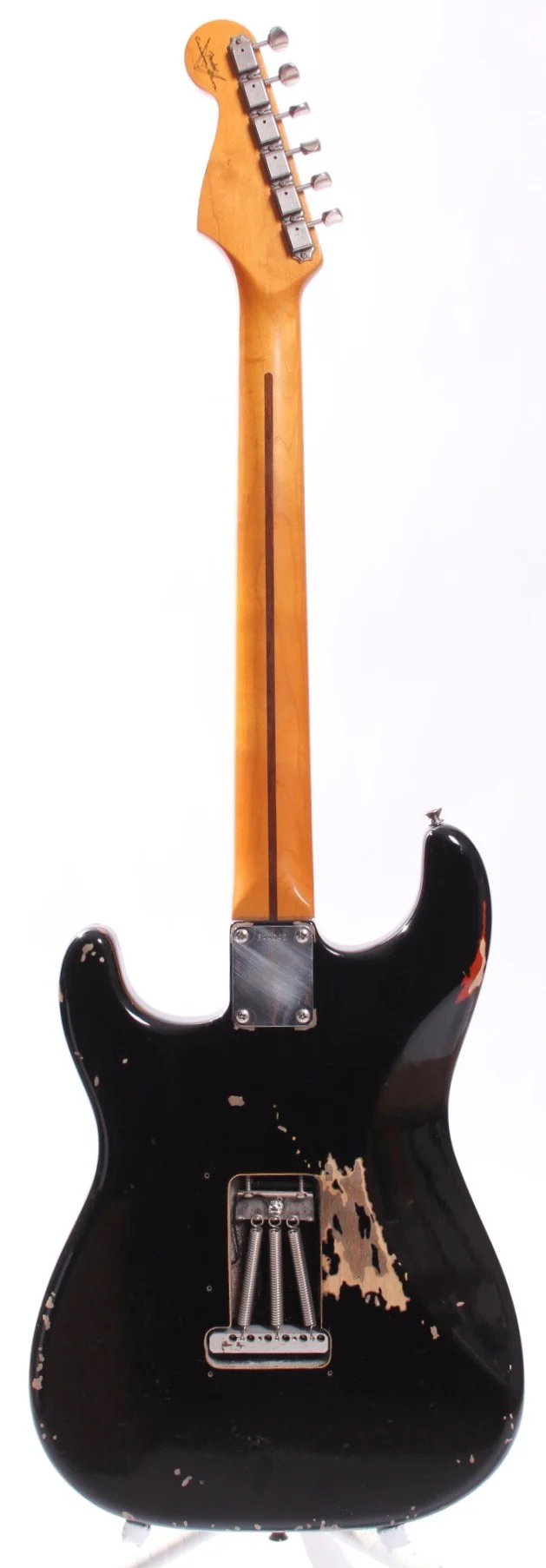 2008 Fender Custom Shop David Gilmour Strat Relic black - Image 6