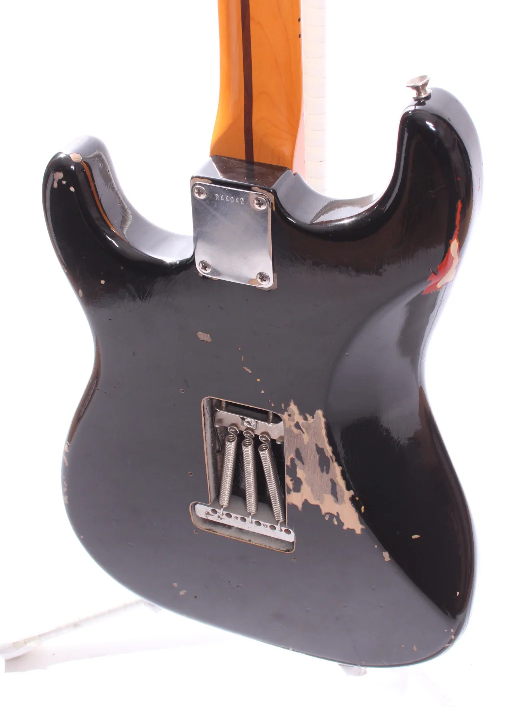 2008 Fender Custom Shop David Gilmour Strat Relic black - Image 8