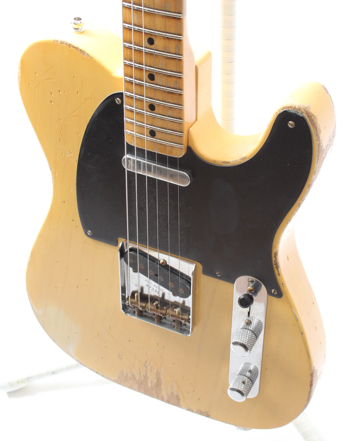 2008 Fender Custom Shop Nocaster Relic Dennis Galuszka Masterbuilt butterscotch blond - Image 3