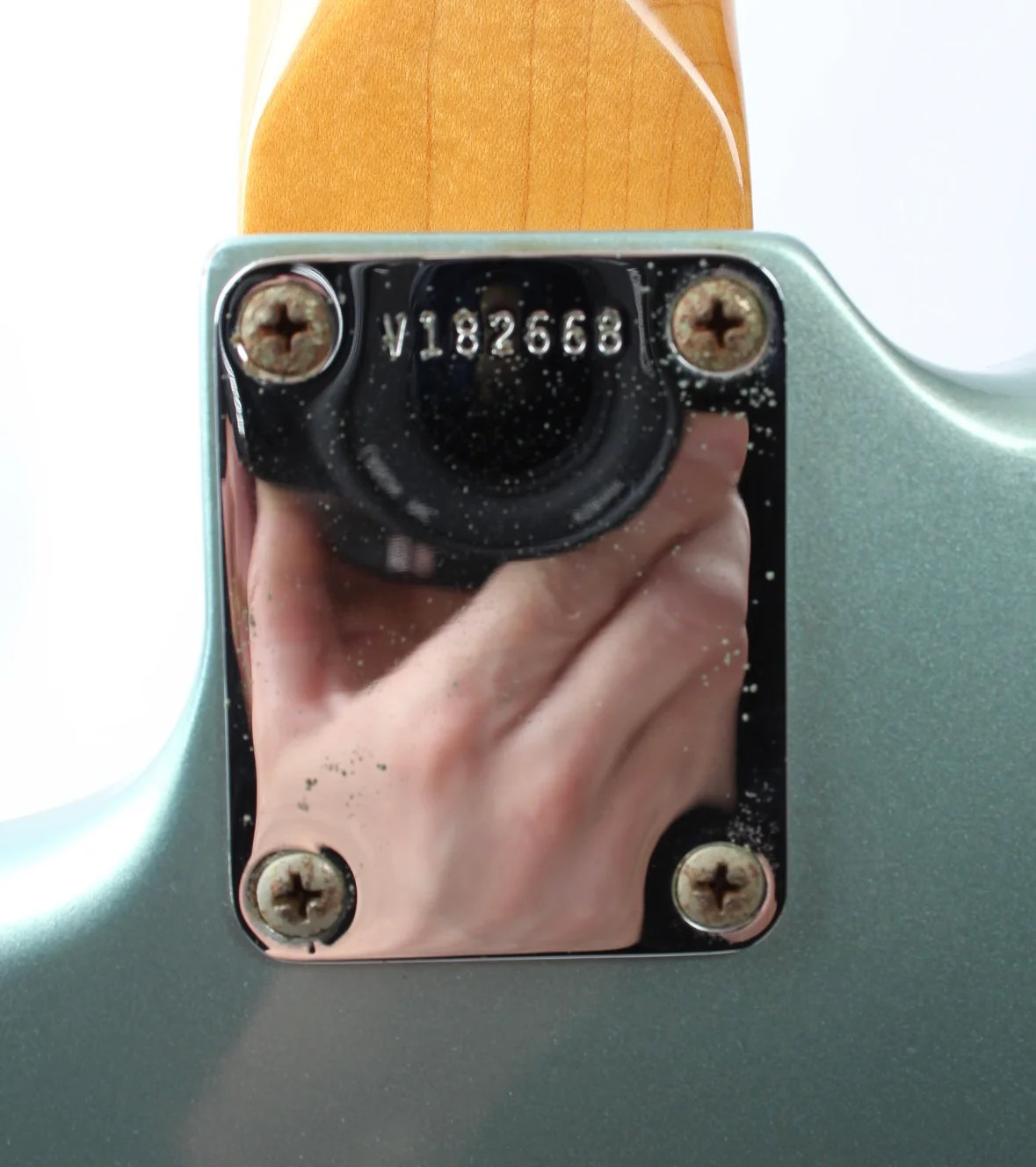 2008 Fender Jaguar American Vintage 62 Reissue ice blue metallic - Image 13