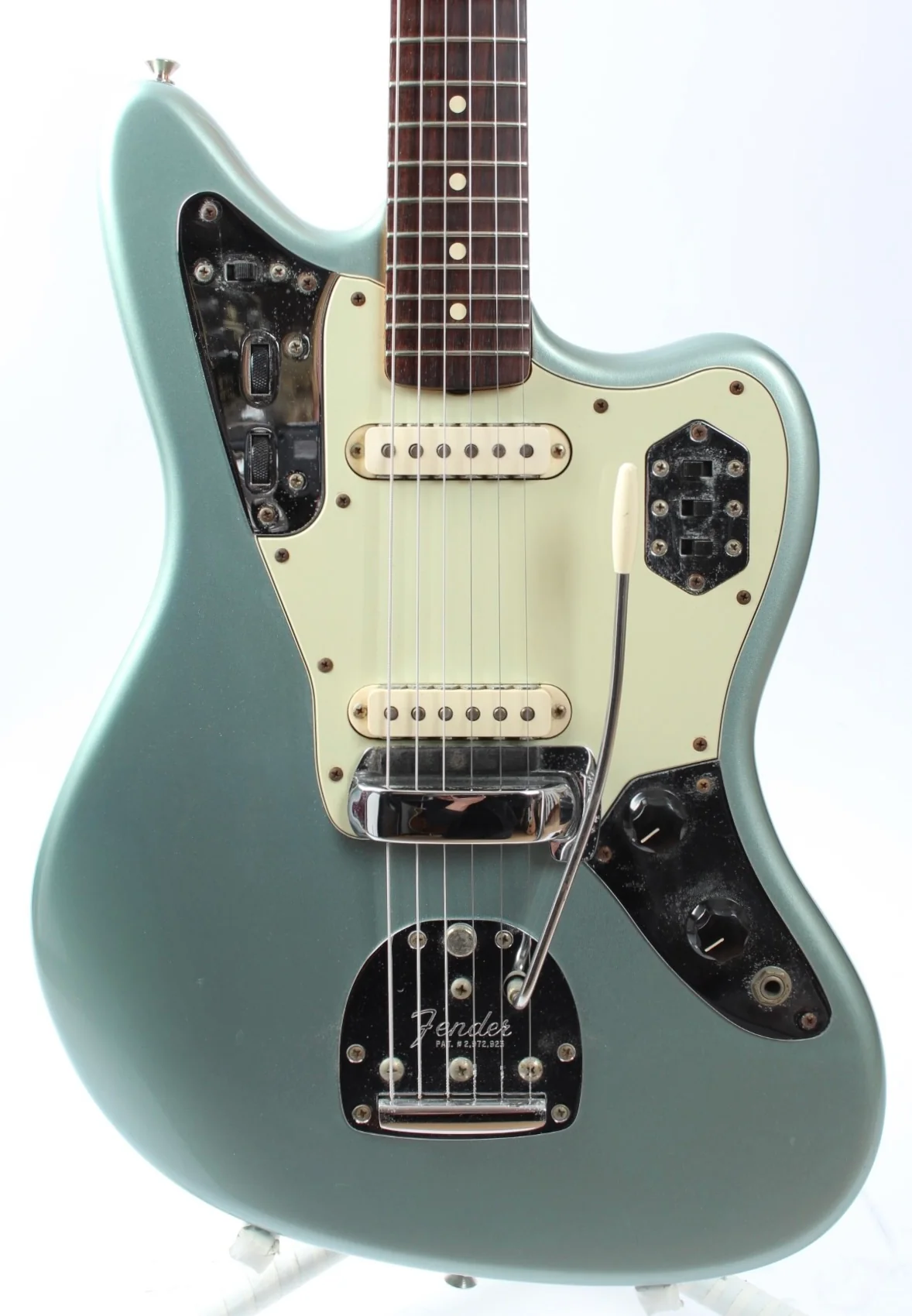 2008 Fender Jaguar American Vintage 62 Reissue ice blue metallic - Image 2