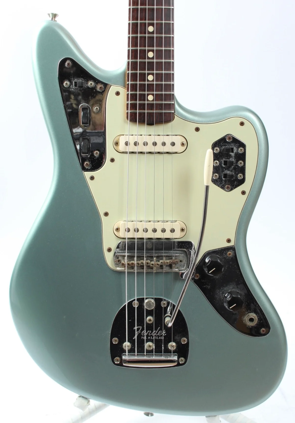 2008 Fender Jaguar American Vintage 62 Reissue ice blue metallic - Image 4