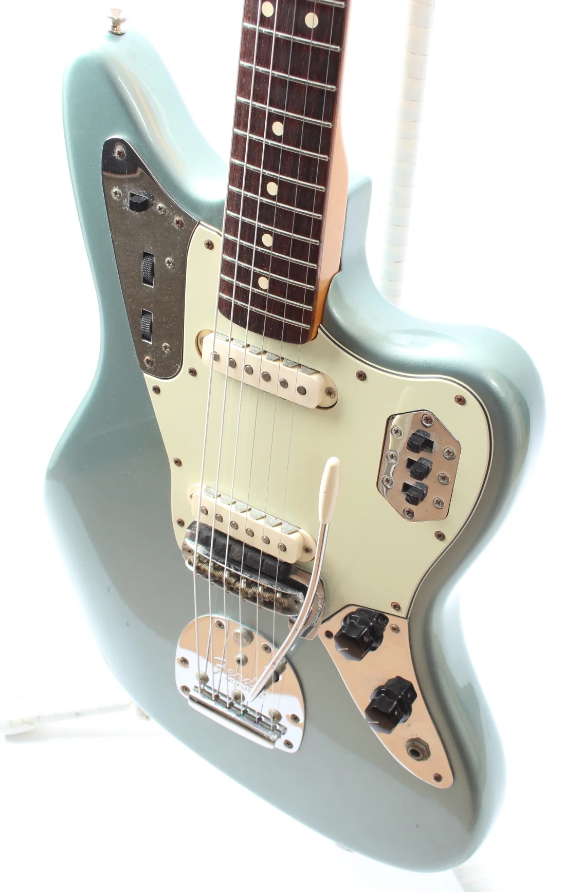 2008 Fender Jaguar American Vintage 62 Reissue ice blue metallic - Image 5