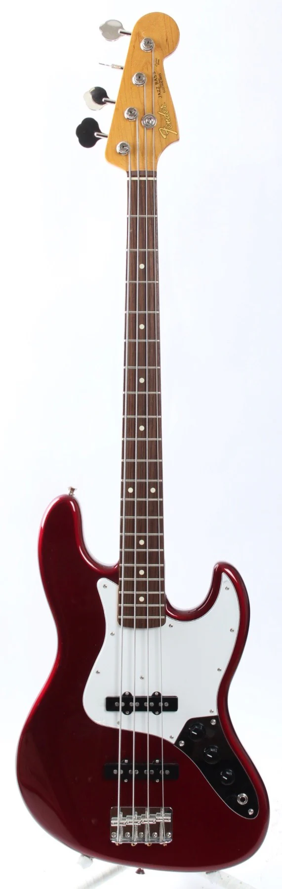 2008 Fender Jazz Bass 62 Reissue Medium 32" Scale candy apple red