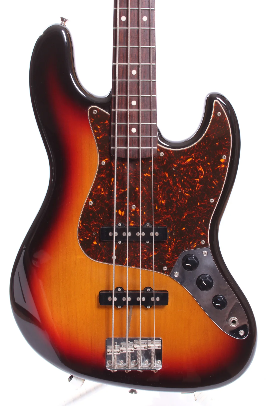 2008 Fender Jazz Bass 62 Reissue sunburst - Image 2