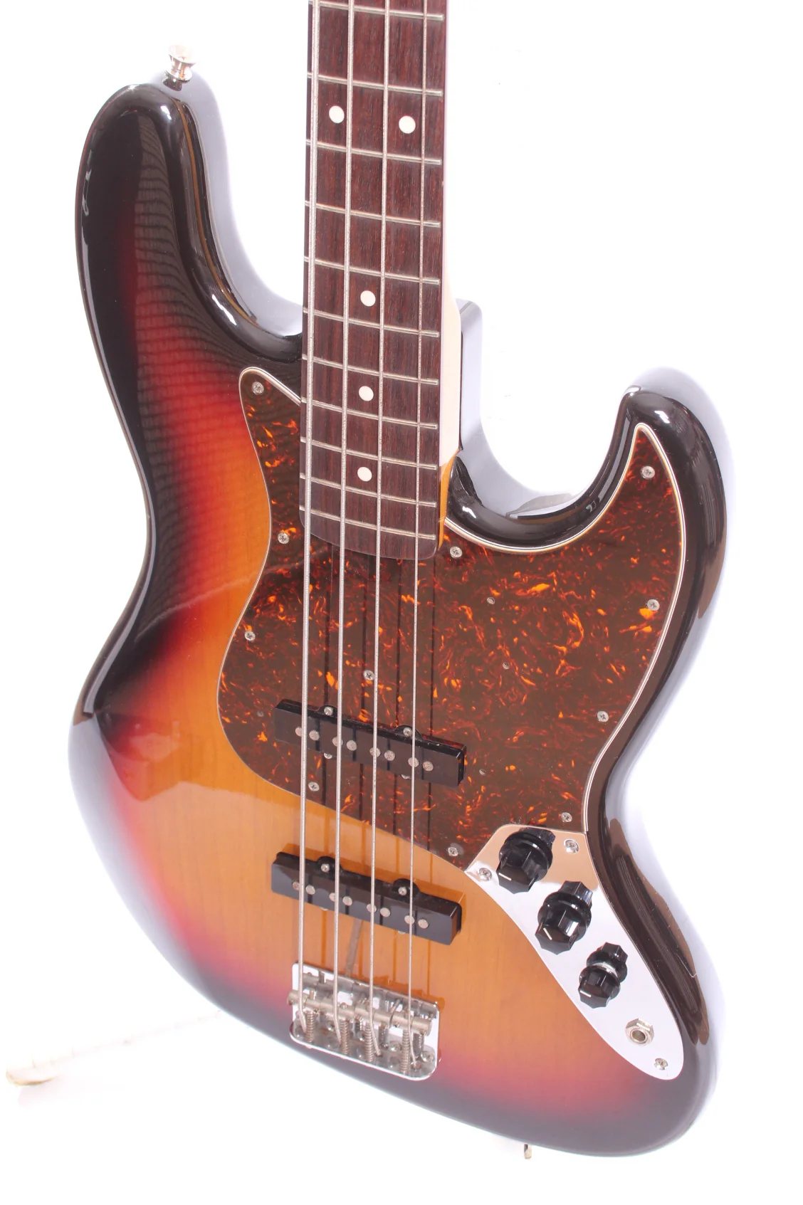 2008 Fender Jazz Bass 62 Reissue sunburst - Image 3