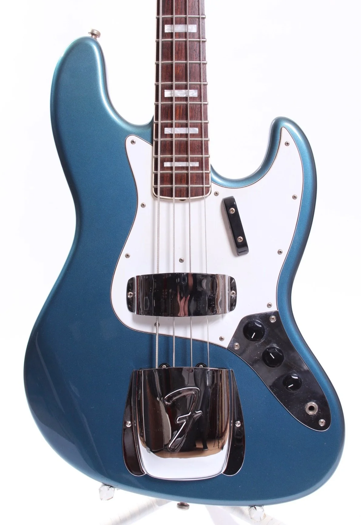 2008 Fender Jazz Bass 75 Reissue lake placid blue - Image 2