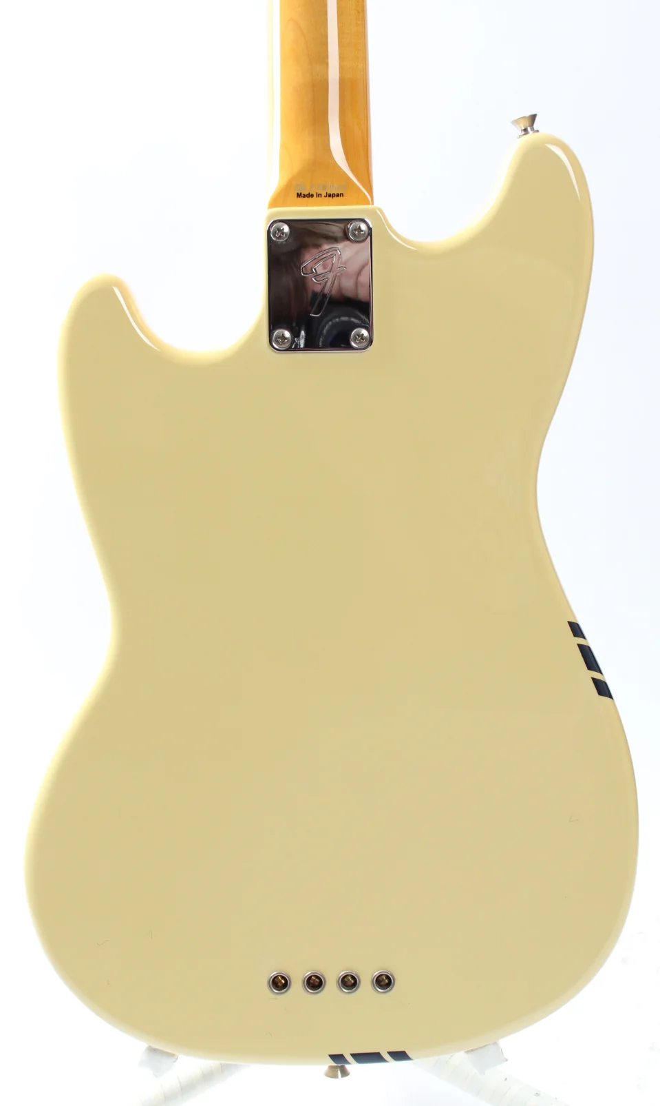 2008 Fender Mustang Bass competition olympic white - Image 7