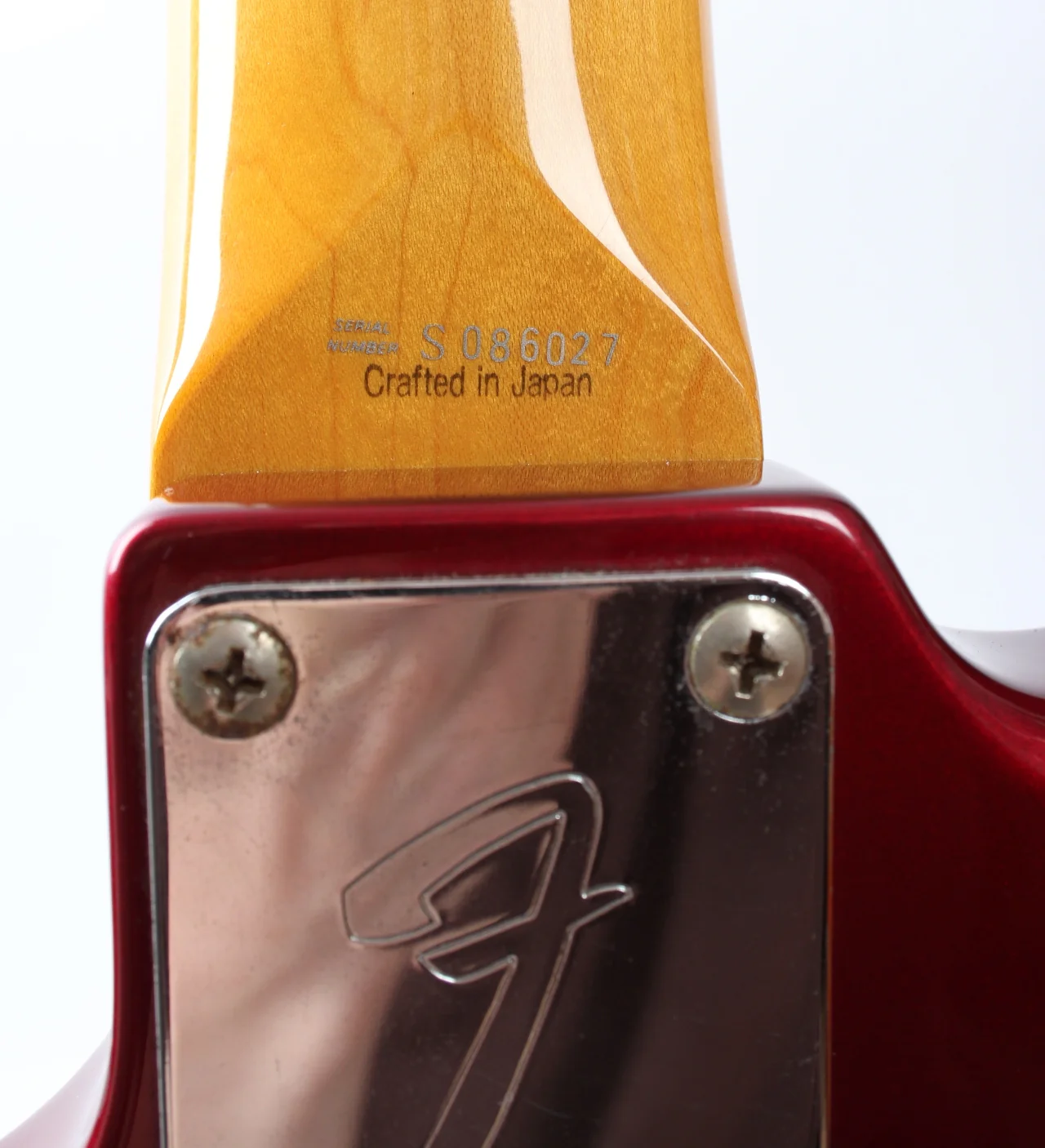 2008 Fender Mustang Bass competition red - Image 11
