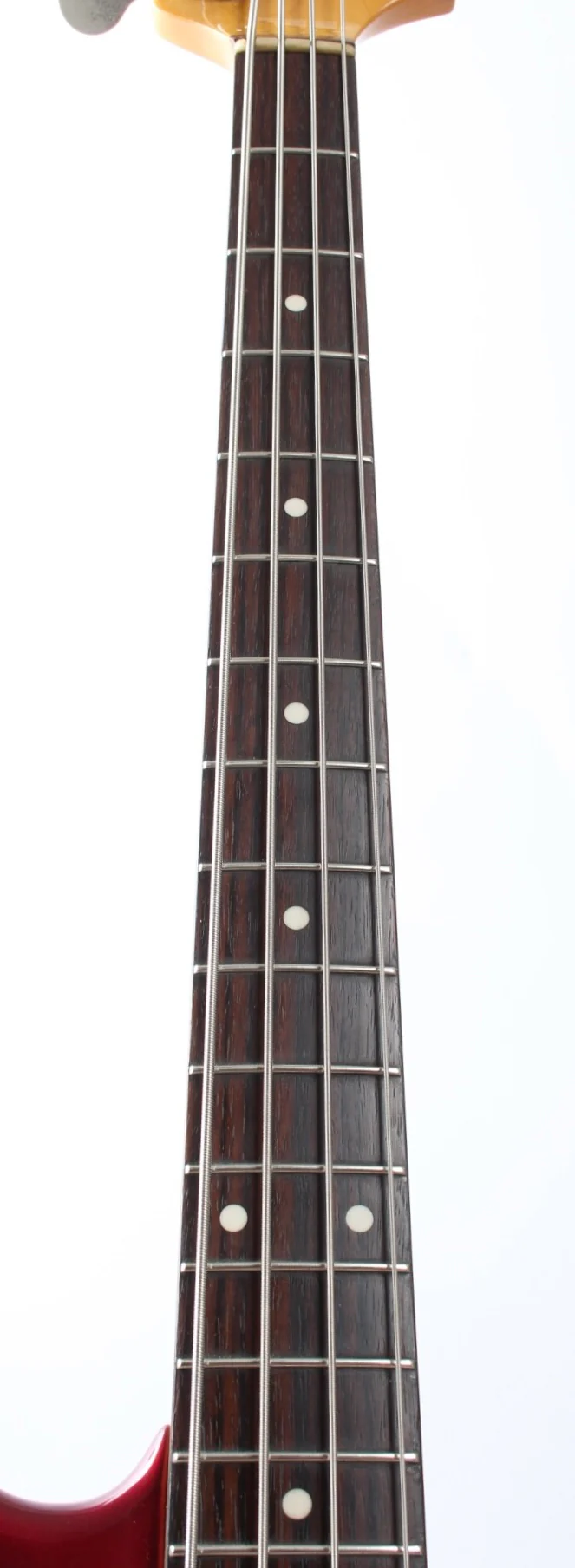 2008 Fender Mustang Bass competition red - Image 4