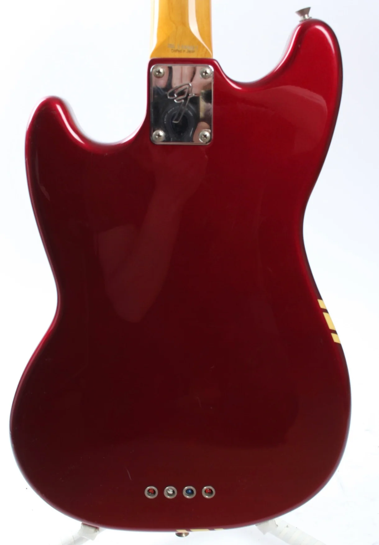 2008 Fender Mustang Bass competition red - Image 7