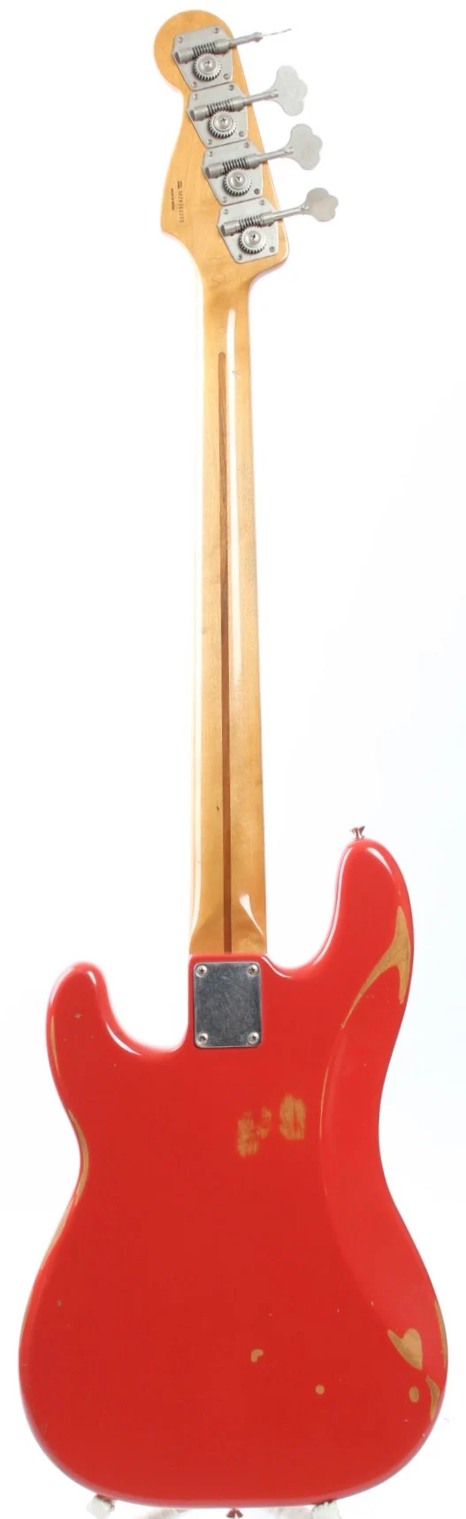 2008 Fender Precision Bass 50s Road Worn fiesta red - Image 6
