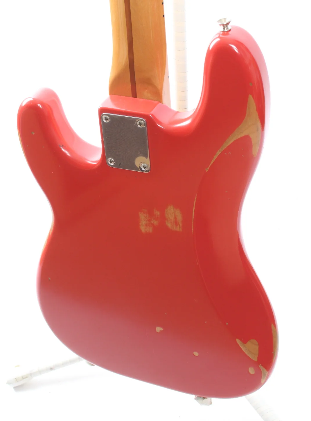2008 Fender Precision Bass 50s Road Worn fiesta red - Image 8