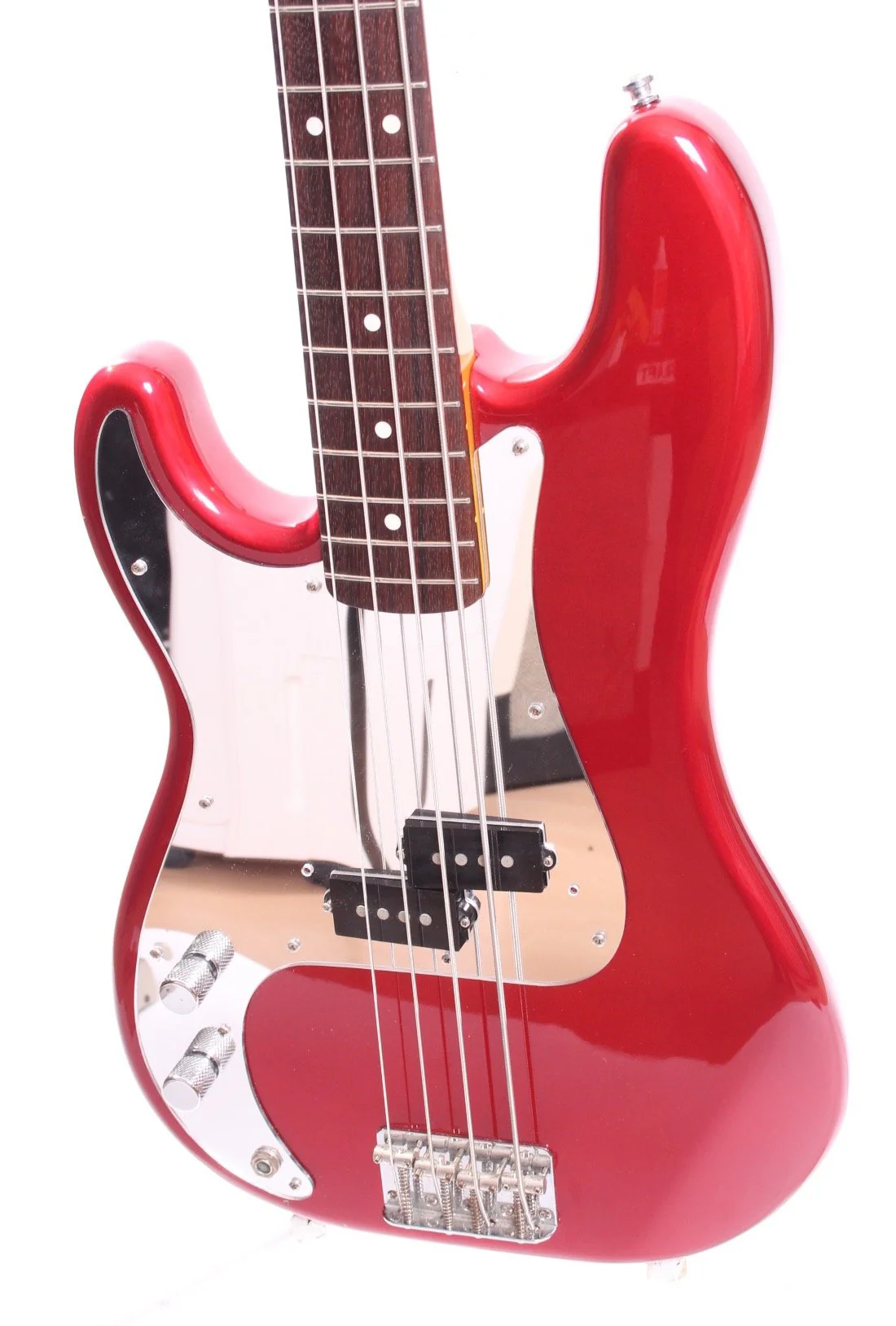 2008 Fender Precision Bass 62 Reissue LEFTY candy apple red - Image 3
