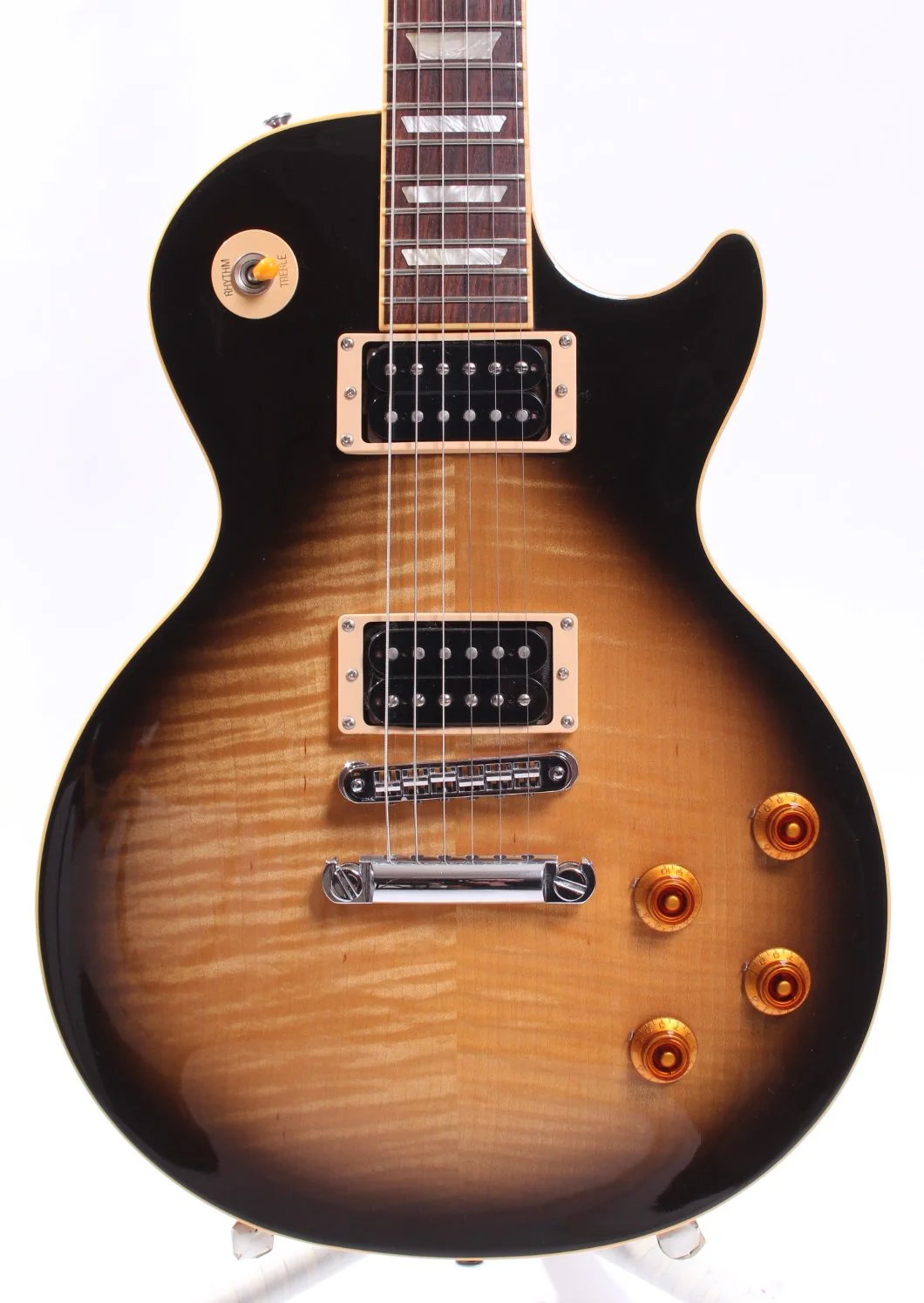 2008 Gibson Les Paul Standard Slash Signature tobacco sunburst - Image 2