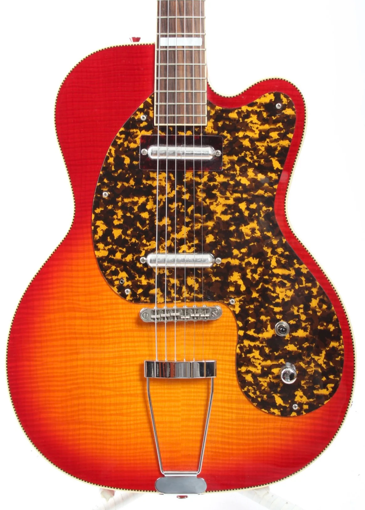 2008 Kay Thin Twin K161V vintage cherry sunburst - Image 2