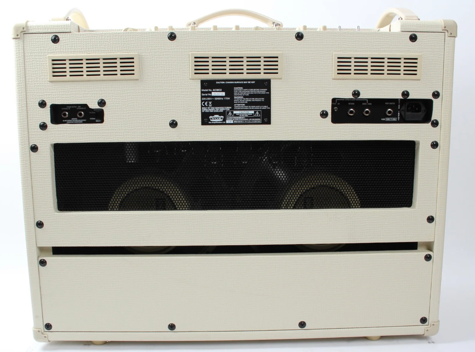 2008 Vox AC30C2 bronco white - Image 3
