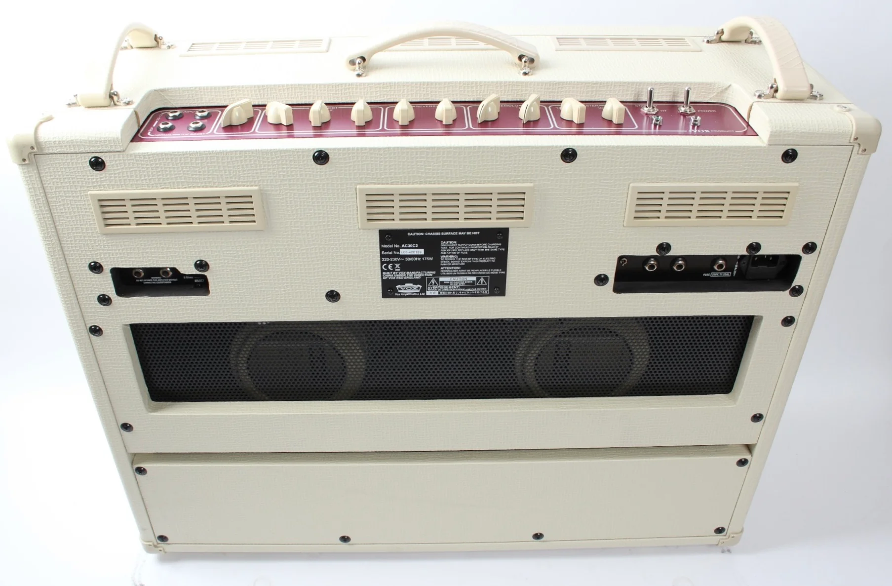 2008 Vox AC30C2 bronco white - Image 4