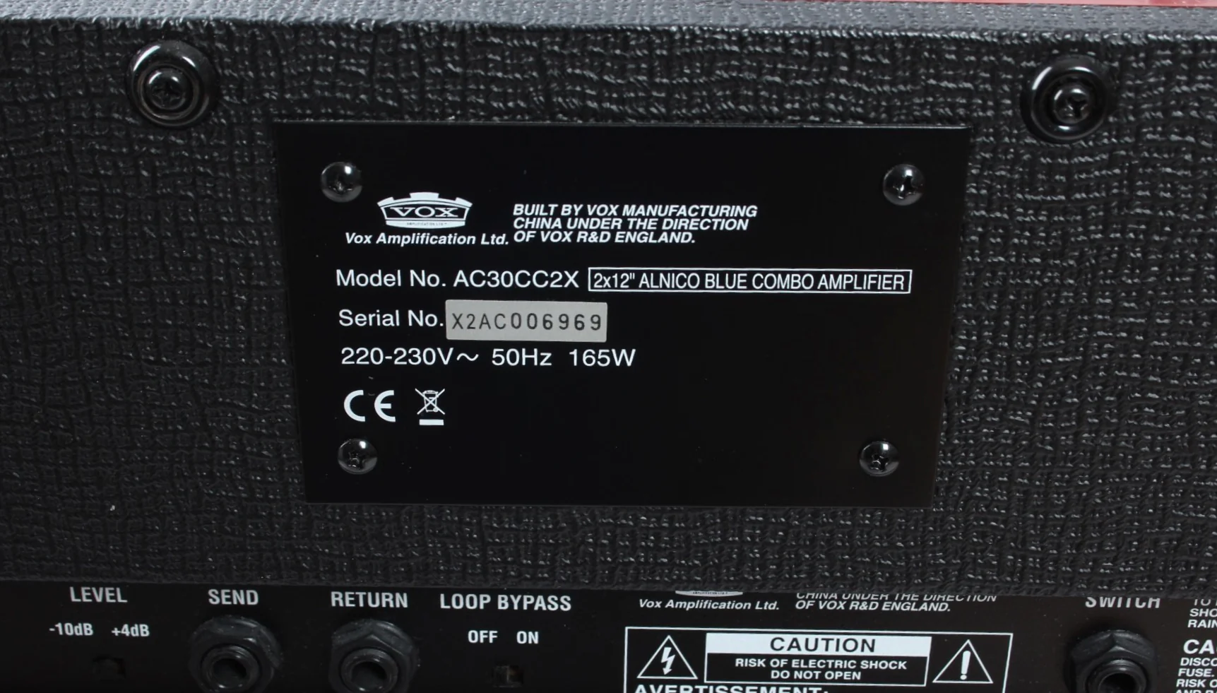 2008 Vox AC30CC2X Custom black - Image 8