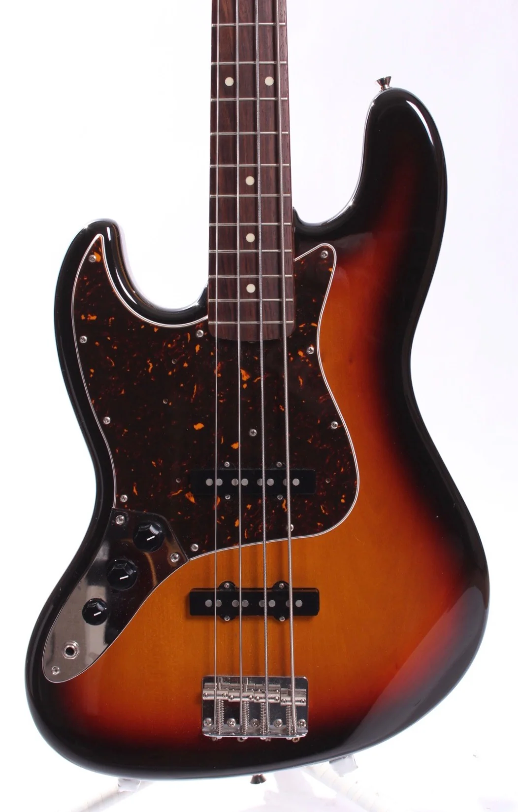 2009 Fender Jazz Bass 62 Reissue lefty sunburst - Image 2