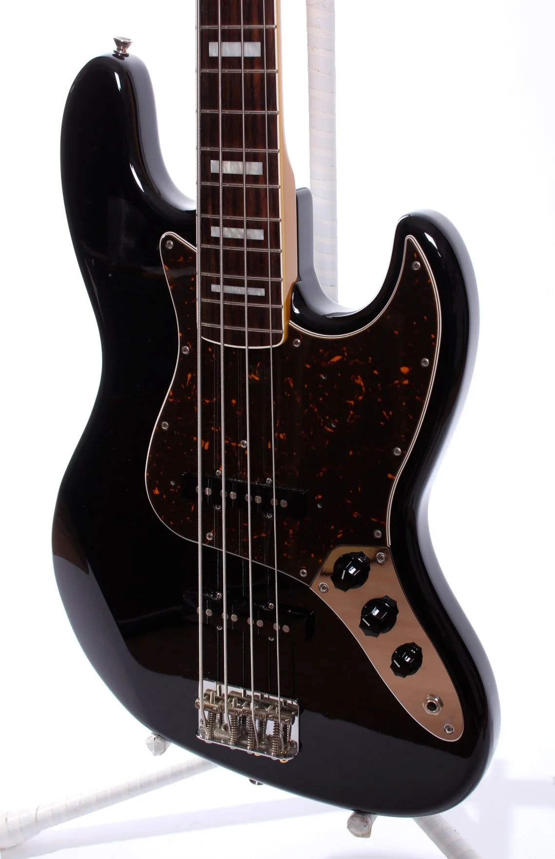 2009 Fender Jazz Bass '66 Reissue black - Image 5