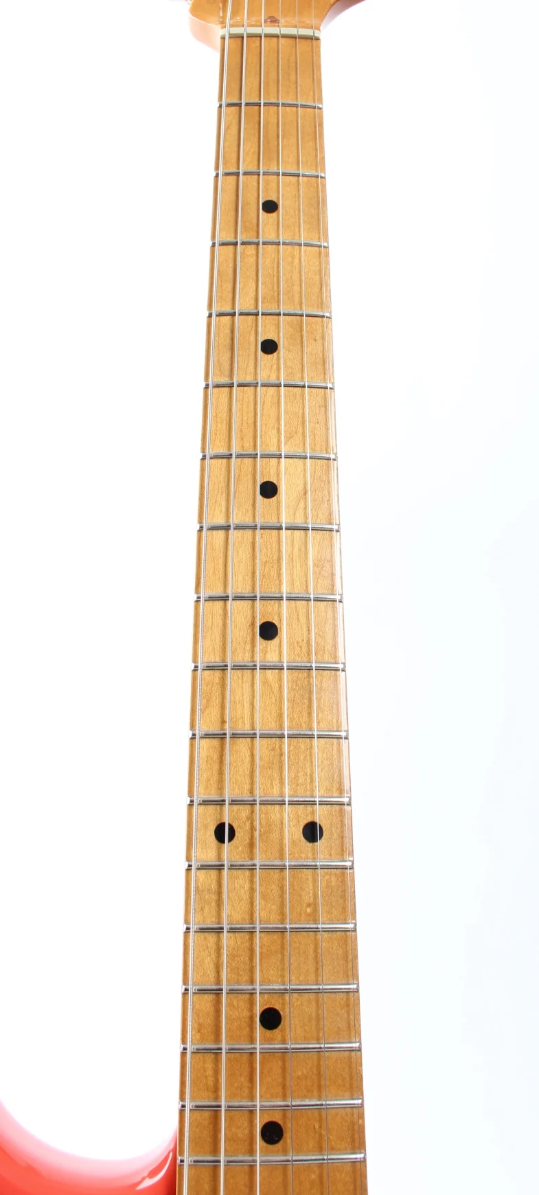 2009 Fender Stratocaster Classic 50s fiesta red - Image 4