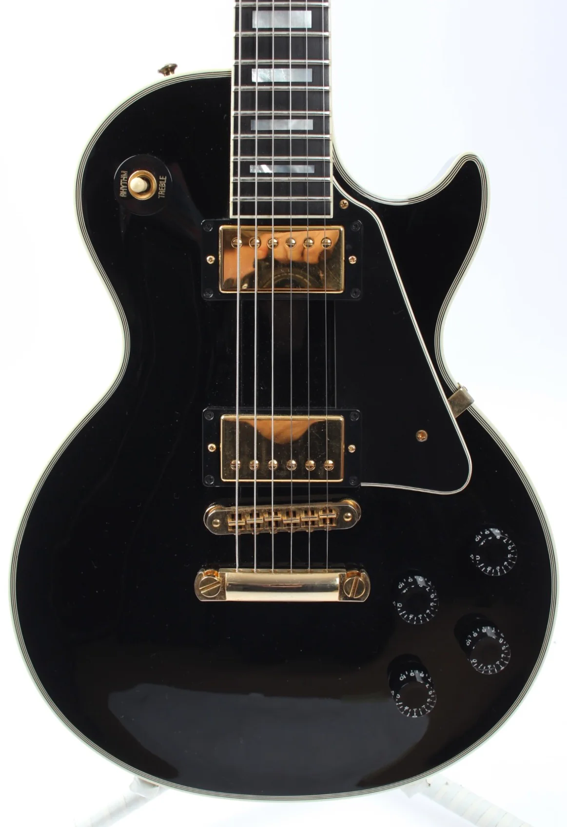 2009 Gibson Les Paul Custom ebony - Image 2