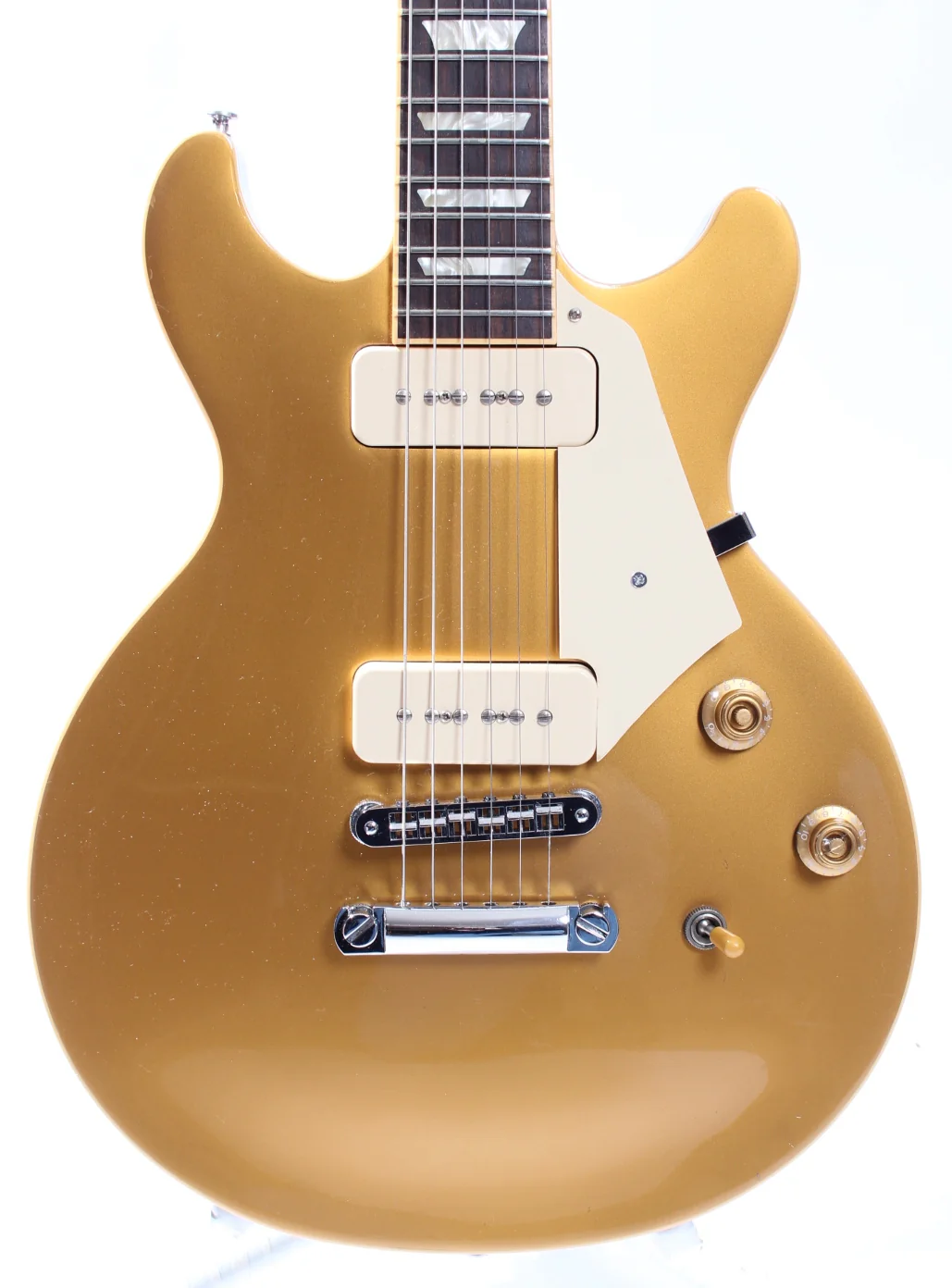 2009 Gibson Les Paul Doublecut P-90 goldtop - Image 2