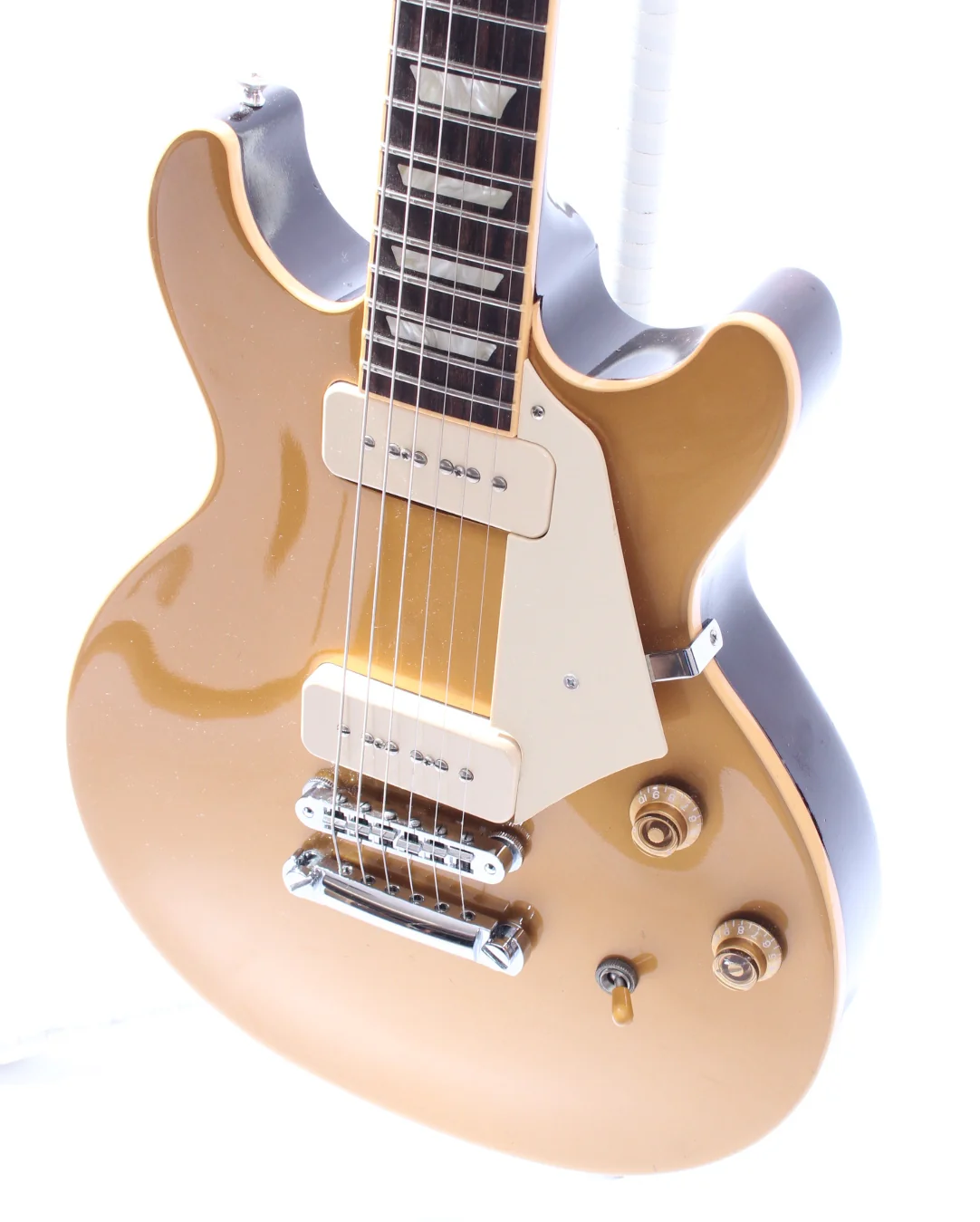 2009 Gibson Les Paul Doublecut P-90 goldtop - Image 3