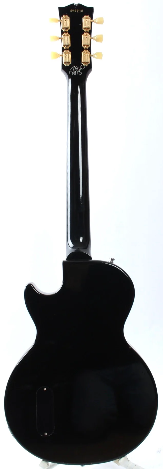 2009 Gibson Les Paul Junior Billie Joe Armstrong Mike Dimkich ebony - Image 6