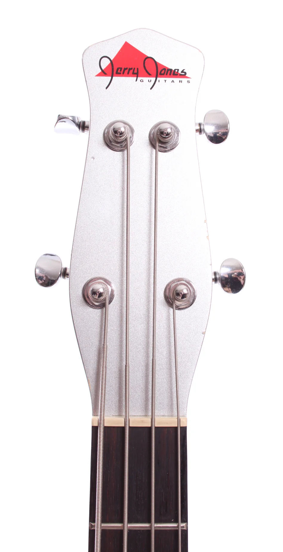 2009 Jerry Jones Longhorn Bass silver metallic - Image 5