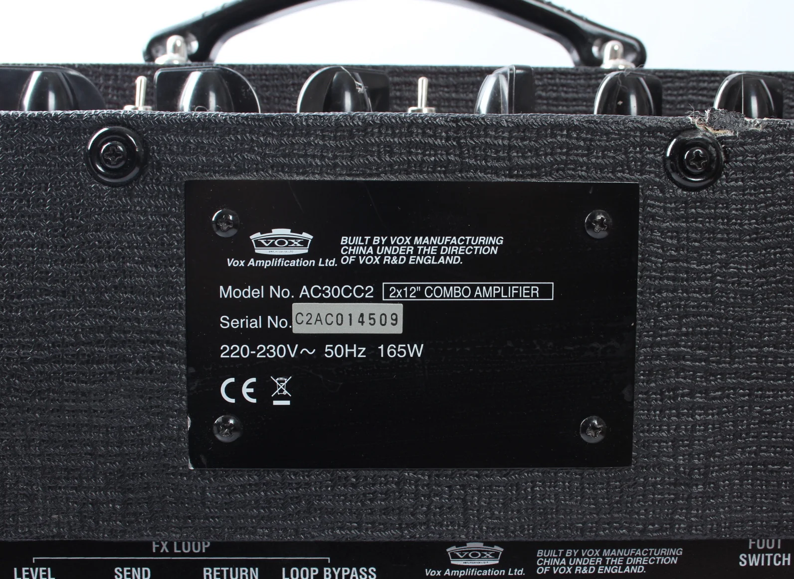 2009 Vox AC30CC2 black - Image 7