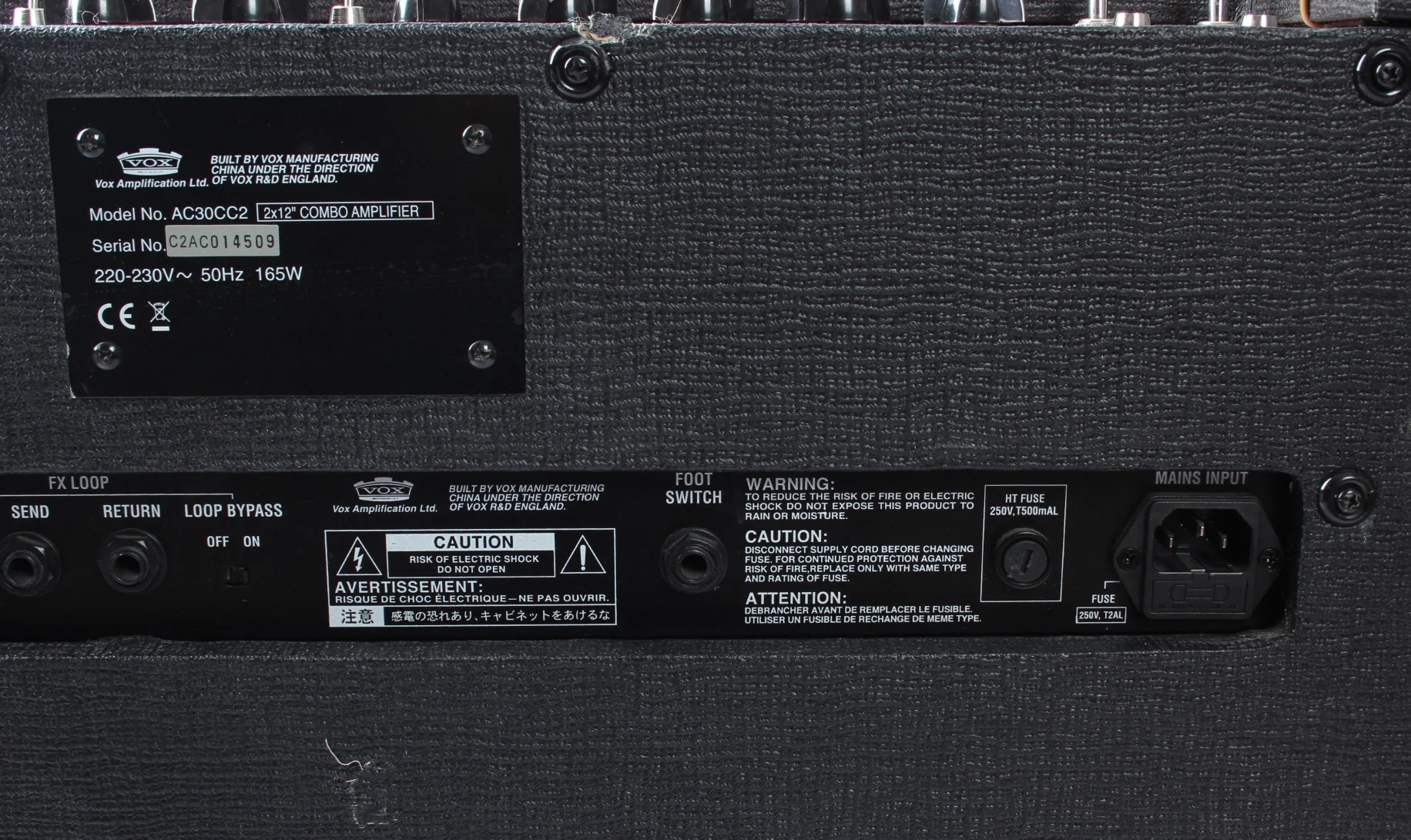 2009 Vox AC30CC2 black - Image 9