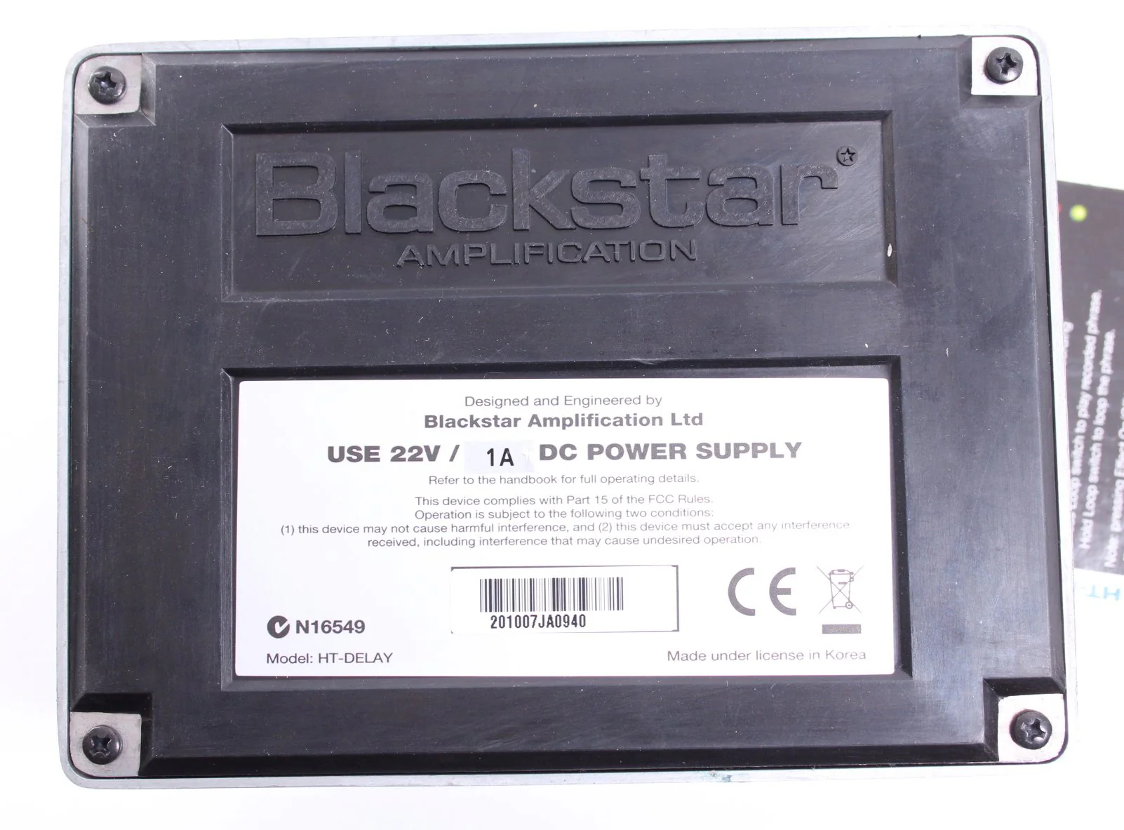 2010 Blackstar HT Valve Delay - Image 5