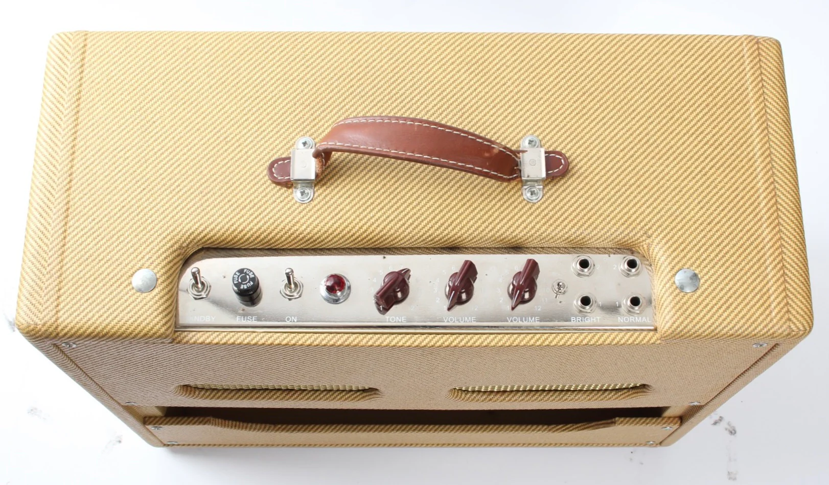 2010 Cream Amps Tweed-Sound 20 MKIII Combo 112 tweed - Image 3