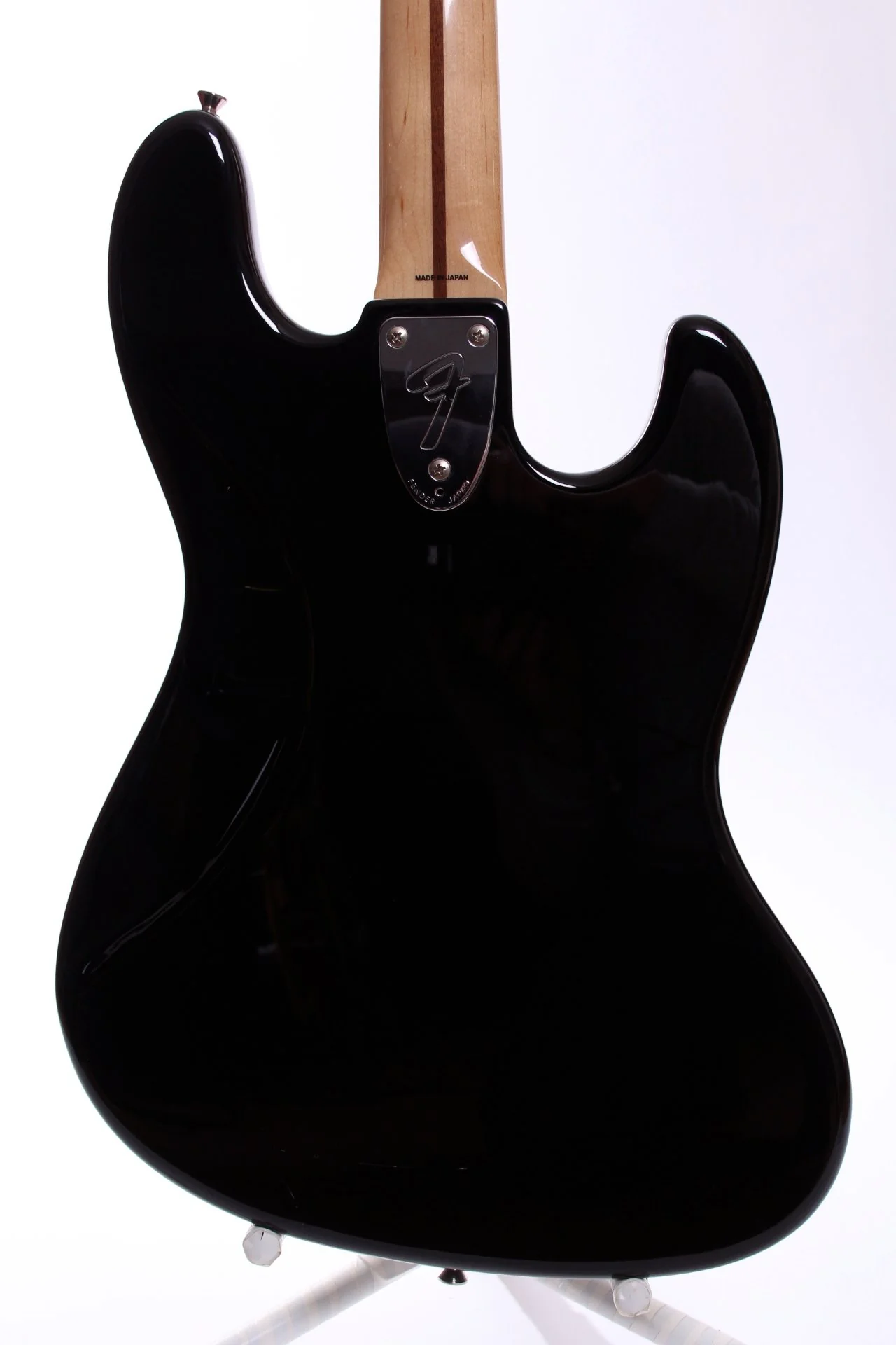 2010 Fender Japan Jazz Bass '75 Reissue black LEFTY - Image 4