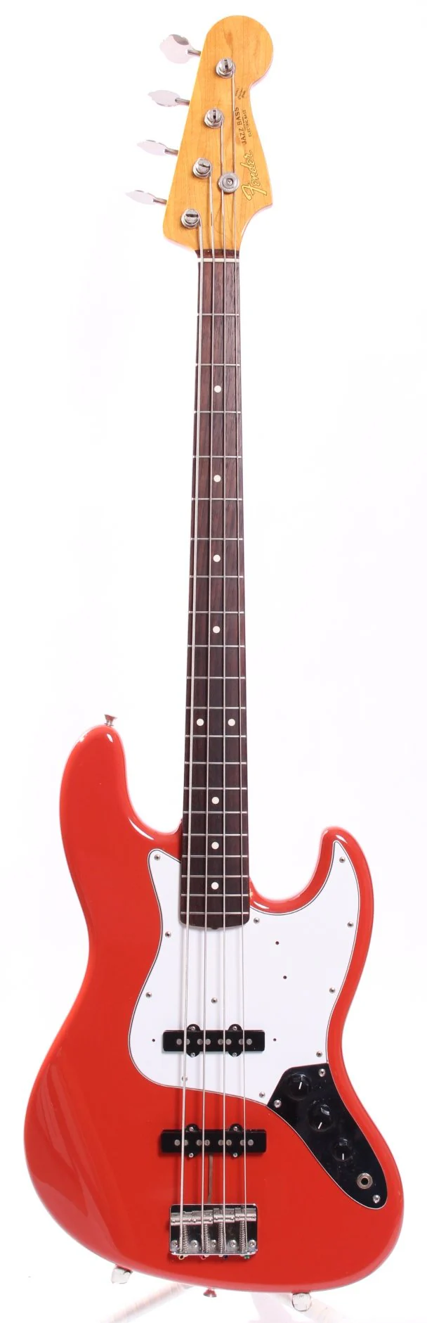 2010 Fender Jazz Bass 62 Reissue fiesta red