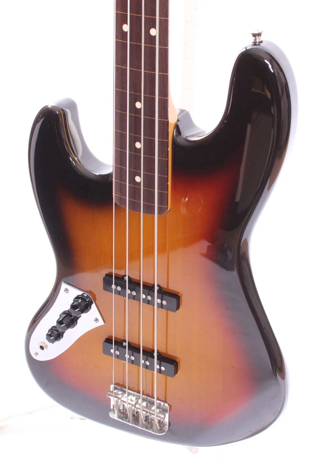 2010 Fender Jazz Bass 62 Reissue fretless lefty sunburst - Image 3