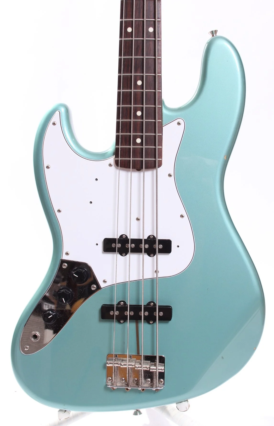2010 Fender Jazz Bass 62 Reissue lefty ice blue metallic - Image 2