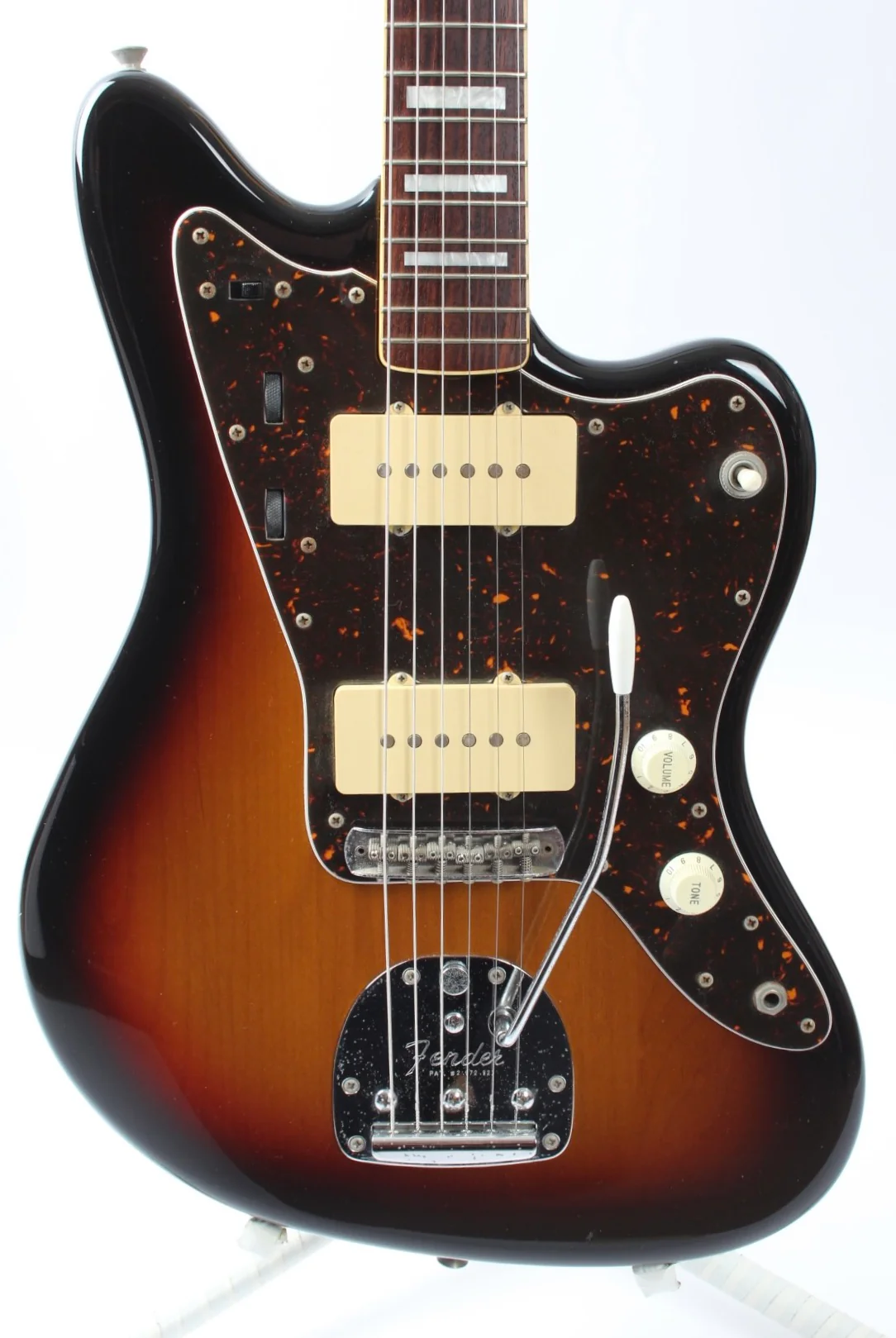 2010 Fender Jazzmaster 66 Reissue Block Inlays sunburst - Image 2