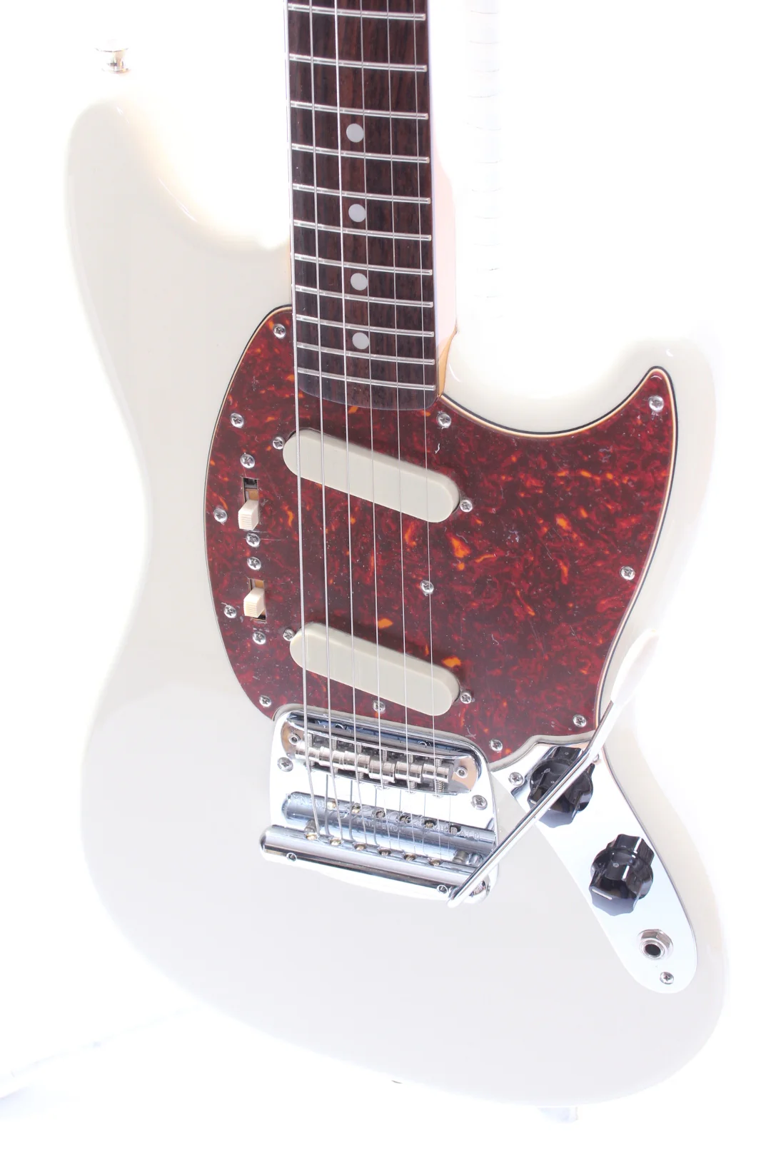 2010 Fender Mustang 65 Reissue vintage white - Image 3