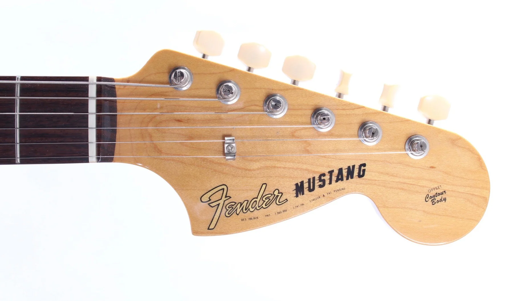 2010 Fender Mustang 65 Reissue vintage white - Image 5