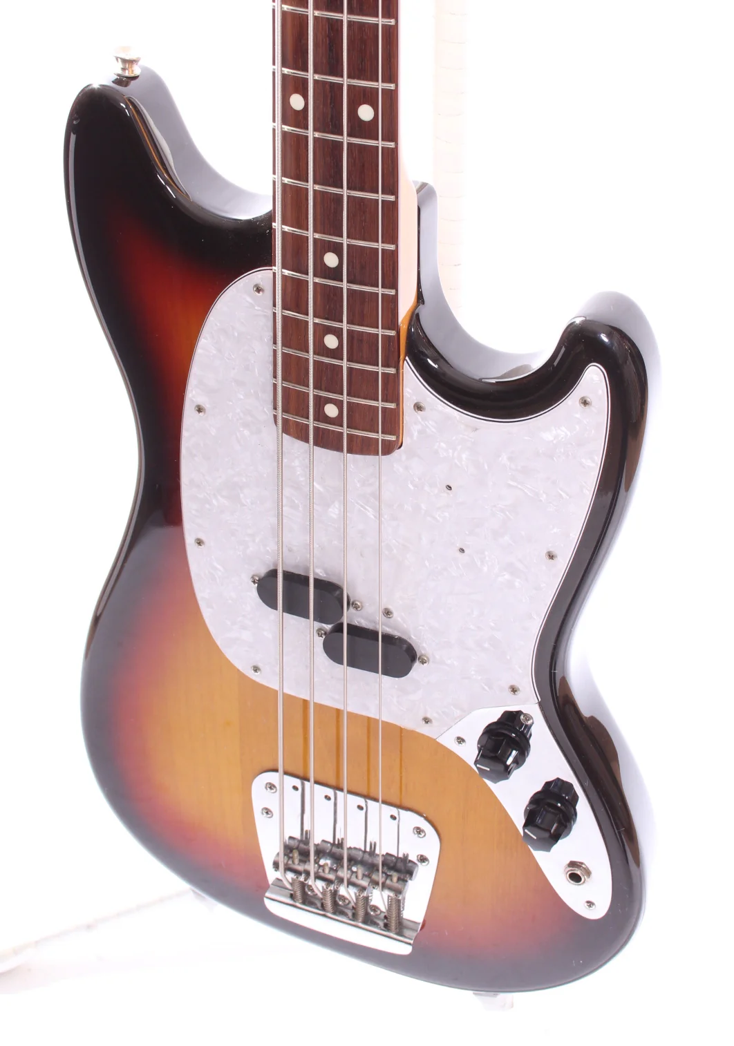 2010 Fender Mustang Bass sunburst - Image 3